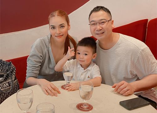 Lan Khuê khoe khung ảnh sinh nhật ông xã đại gia, lời chúc của nhóc tì chiếm trọn "spotlight"