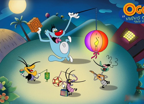 Biệt đội Oggy và Những chú gián tinh nghịch 'rủ nhau' sang Việt Nam ăn Tết Trung thu