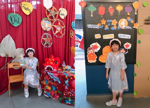 Con gái Mai Phương diện đồ xúng xính đón Trung thu, xinh xắn hệt mẹ