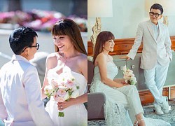 Loạt ảnh cưới "tình bể bình" của Thanh Hà - Phương Uyên, dành tặng bạn đời món quà đặc biệt