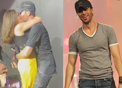 Singer Enrique Iglesias kissed female fans like he was &#39;hungry&#39; for a long time despite having an even wife and children