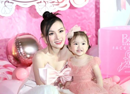 Con gái Thu Thủy hóa công chúa đáng yêu trong tiệc sinh nhật 2 tuổi