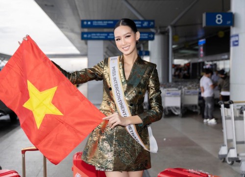 Á hậu Bảo Ngọc chính thức lên đường sang Ai Cập dự thi quốc tế