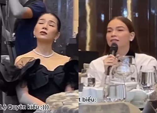 Hà Hồ cắt đối phương khỏi hình, Lệ Quyên biểu cảm "khó đỡ"
