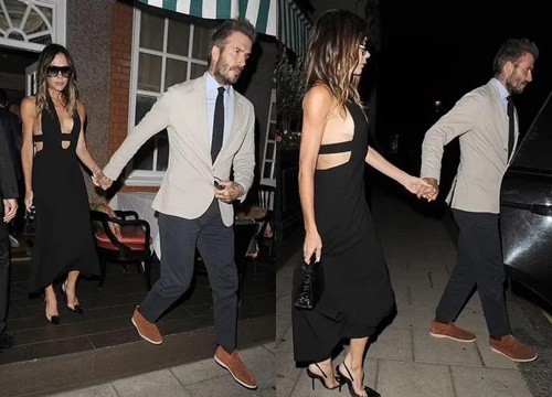 Victoria Beckham mặc gợi cảm bên chồng, sau ồn ào rạn nứt với con dâu