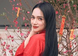 Huong Giang lovingly wears a red ao dai, announces &quot;promotion&quot; after parting with Matt Liu