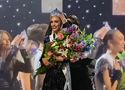 Tân Miss Universe 2022 vừa ẵm vương miện đã vướng thái độ "lồi lõm": Không bằng 1 góc Harnaaz?