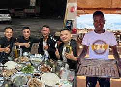 Team Africa and Tien Nguyen gathered to have a drink after landing in Vietnam, Lindo sadly did 1 thing