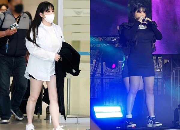 Park Bom thay đổi bất ngờ sau lần xôn xao xứ Hàn vì lên cân đáng lo, spotlight đổ dồn vào đôi chân nuột nà bất chấp