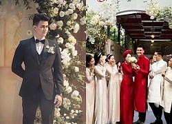 HOT: Vinh Thuy revealed photos of her wedding ceremony with the daughter of the real estate giant, the beauty of the bride caused curiosity