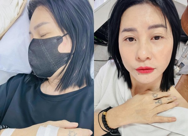 Cát Phượng nhập viện cấp cứu, gương mặt xanh xao, đau đớn khiến nhiều người xót xa
