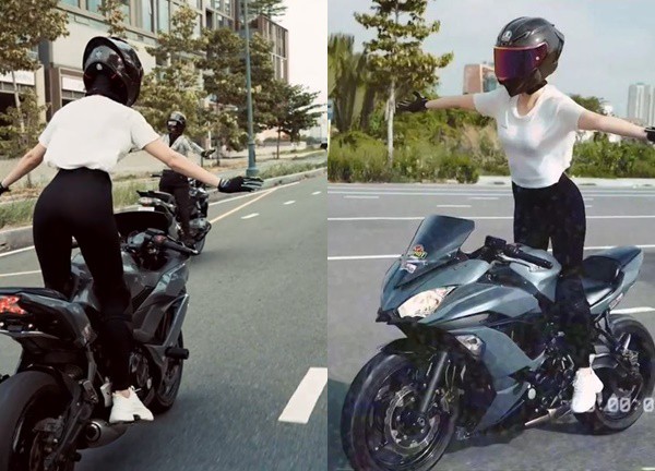 Ngọc Trinh vừa ngồi xe lăn đã bị công an "sờ gáy" vì "diễn xiếc" trên moto, chịu hình phạt ra sao?