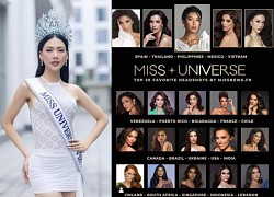 Bui Quynh Hoa received great news, sat still and still made it to the Top 5 Miss Universe, making the audience "turn around"