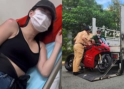 Ngoc Trinh impounded motorbike, sanctioned for 2 violations after a series of clips of "circus" on the road causing danger