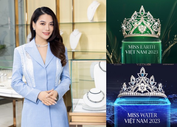 Miss Earth Việt Nam 2023 hé lộ vương miện cho Tân hoa hậu, ngôi sao Shontelle đốt cháy sân khấu