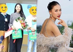 Bui Quynh Hoa reappeared "in hiding" because of the noise, actively engaged in social activities to "conquer" Miss Universe