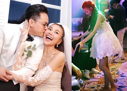 Thanh Hang released a series of wedding photos, fans were excited with the groom's eyes, and the bride blew her top and threw away her image.