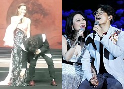 Ha Anh Tuan suddenly lifted Ha Ho dress while singing, causing netizens to stir