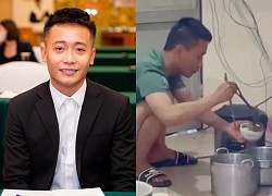 Quang Linh Vlog eats rice with shrimp noodles, green vegetables despite earning billions, guests come to the house with heirlooms