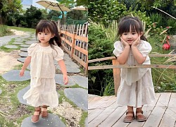 Dong Nhi's daughter caused a fever when posing like a real child model, people are still excited about one thing?