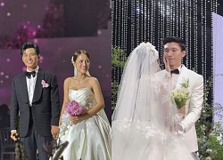 Doan Van Hau said the right 3 words after Doan Hai My's lip-lock at the wedding, the bride was criticized for touching Puka