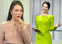 Thuy Van BTV coughed when hosting the news on VTV, the owner spoke out about the incident of wanting to 'paddle'