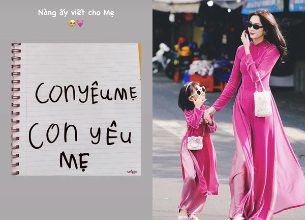 Hành động siêu ngọt ngào của ái nữ 5 tuổi khiến Đặng Thu Thảo "tan chảy"