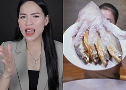 Vo Ha Linh "reappears" reviewing food after a series of noise, excessive expressions, criticizing controversial Russian specialties