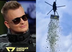 Internet star "plays hard" and drops 24 billion from helicopter, creating "money rain" for others to freely pick up