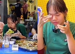 Baby Mai confidently took on the challenge of eating a "super giant", now receiving a sad ending after a long time of making millions