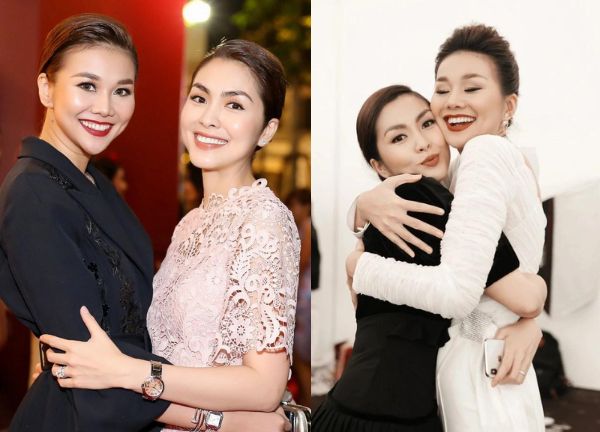 Tang Thanh Ha clarified her relationship with Thanh Hang after a series of rumors about her retirement due to her absence at the wedding