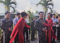 Gin Tuan Kiet had an incident on the way to pick up the bride, the groom got angry and was "scandalized" by Le Duong Bao Lam and had to apologize.