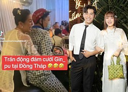 Nam Thư, Chị Cano phi xe máy lao thẳng vào rạp cưới Puka - Gin Tuấn Kiệt, quậy tưng bừng ai cũng sốc