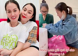 Vu Linh's daughter came to Phuong Le's house to return the gift. The other person did not see her but sent a sad message