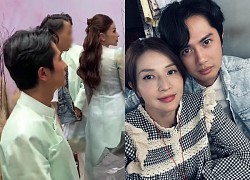 Kha Nhu "ignored" Huynh Phuong at Phuong Lan's engagement ceremony, her last-minute gaffe clearly revealed the dating "hint"