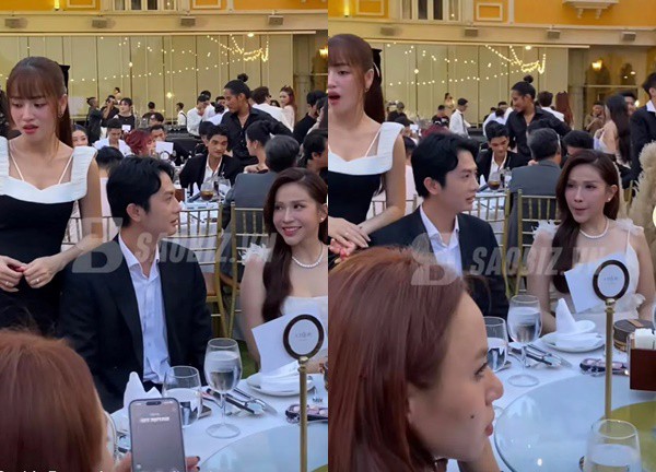Rộ clip Huỳnh Phương - Khả Như sượng trân ngồi cạnh nhau, Puka đứng kế bên cố tình né tránh?
