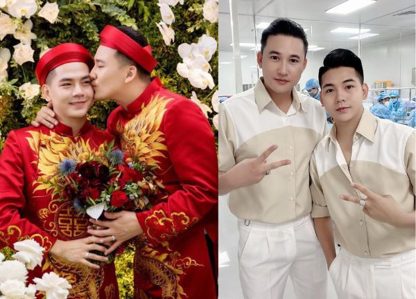 Ha Tri Quang - Thanh Doan showed off their same-sex married life after the wedding, the two kids took the spotlight