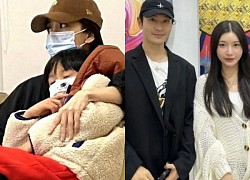 Angelababy was emaciated holding her child and was hospitalized at midnight, Huynh Hieu Minh happily traveled with his girlfriend