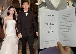 Doan Van Hau - Doan Hai My wedding: 12-course menu revealed, full of deliciously named dishes