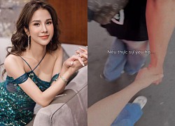 Diep Lam Anh revealed herself holding hands with a stranger, raising suspicions that she has a new love after the noisy breakup with her young master's husband?