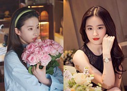 Liu Yifei leaned her head on her shoulder, watching the fireworks with a famous star who has been together for many years.