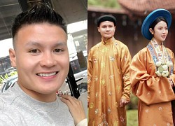 Quang Hai retouched his appearance before the engagement ceremony, Ha Duc Chinh mocked him for "cock comb hair"