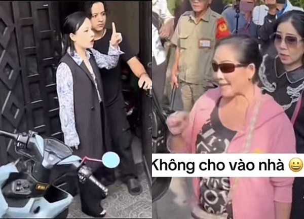 She and her niece Vu Linh went to Hong Wan's house for the 2nd appraisal, laughing wryly when the crowd shouted 1 sentence