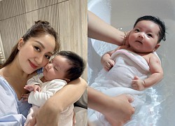 Youngest daughter Khanh Thi - Phan Hien causes a fever with close-up photos, but still obediently lets her parents do one thing?