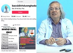 "Giáo sư, bác sĩ" Hà Duy Thọ nổi tiếng trên mạng xã hội chính thức bị xử phạt hơn 100 triệu đồng