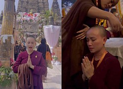 Vbiz female star suddenly shaved her head to become a monk after 4 unhappy marriages, declaring that she is not afraid of being criticized