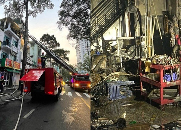 Ho Chi Minh City: High-rise building fire at dawn, suffocating, fire police rescue 6 trapped victims