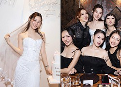 Diem My 9x is radiantly beautiful at the bachelorette party, Nha Phuong stands out among the beauties