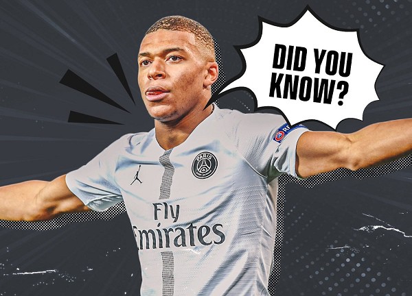 Những sự thật thú vị về tiền đạo Kylian Mbappe