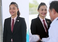 Major Dang Thi Hong Nhung: The "steel rose" of the guard team, both beautiful and talented, everyone must respect